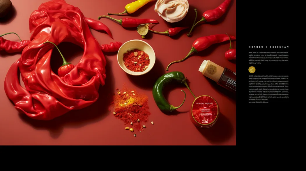 Red chilies and garlic