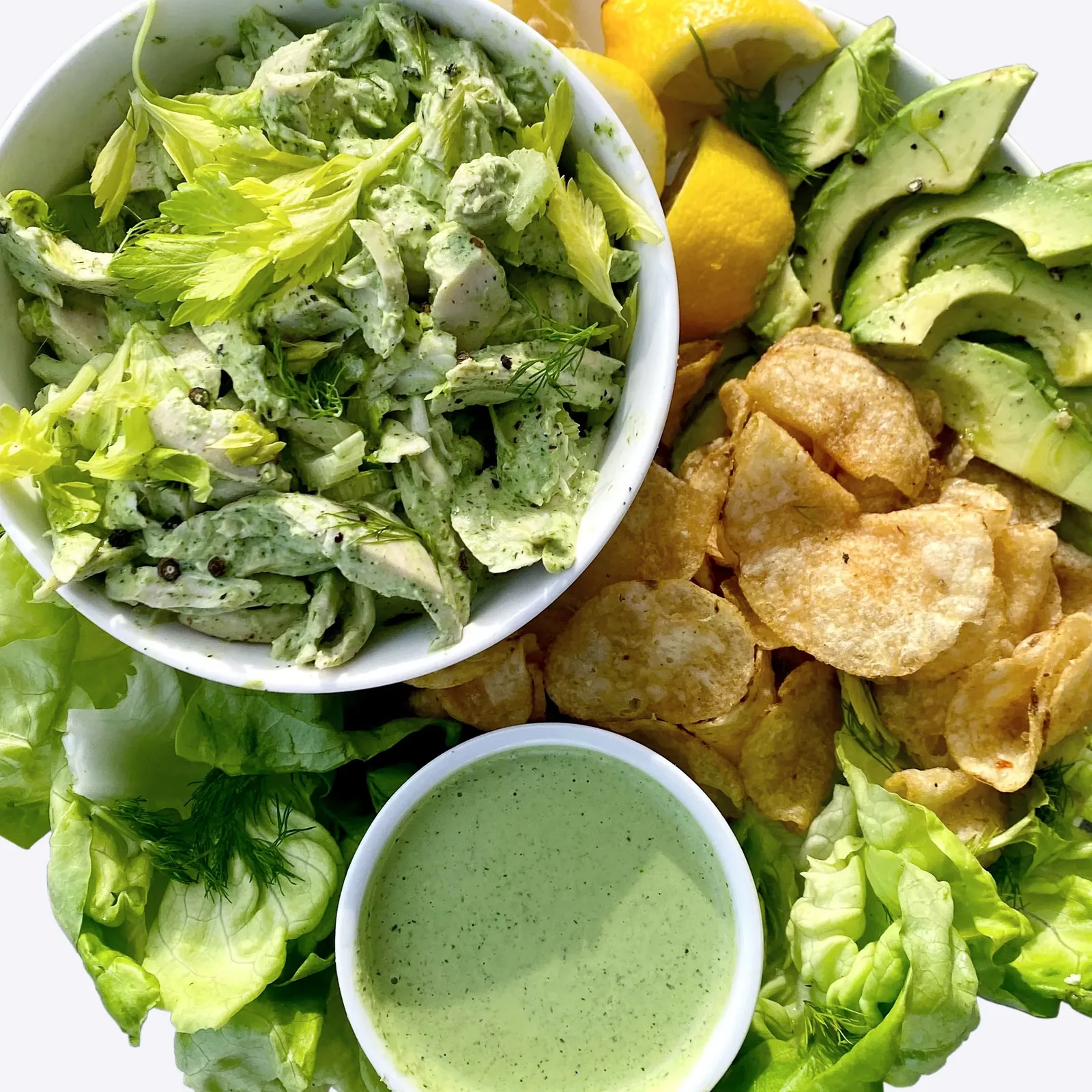 Green Goddess Cobb Salad With Avocado