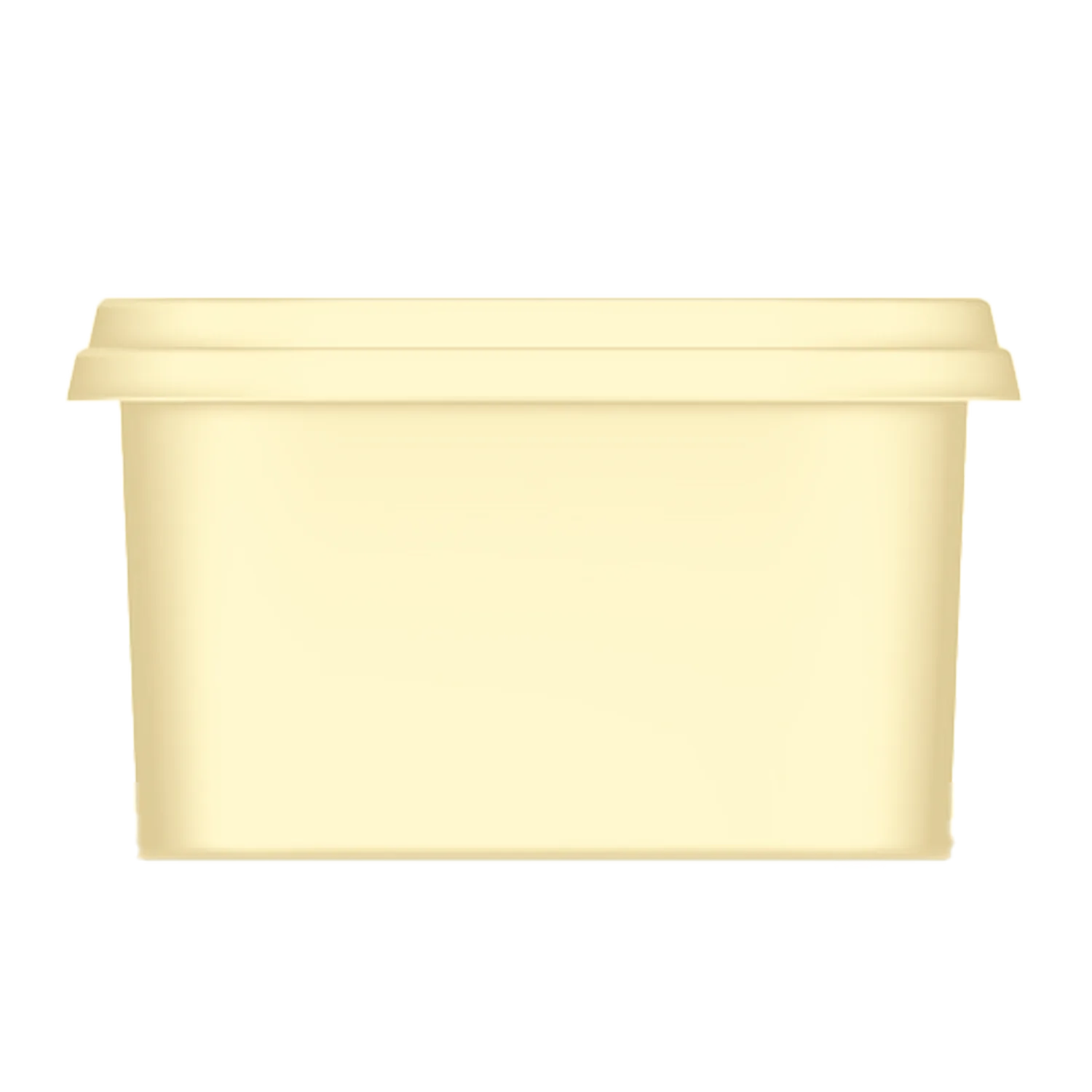A tub of buttery spread