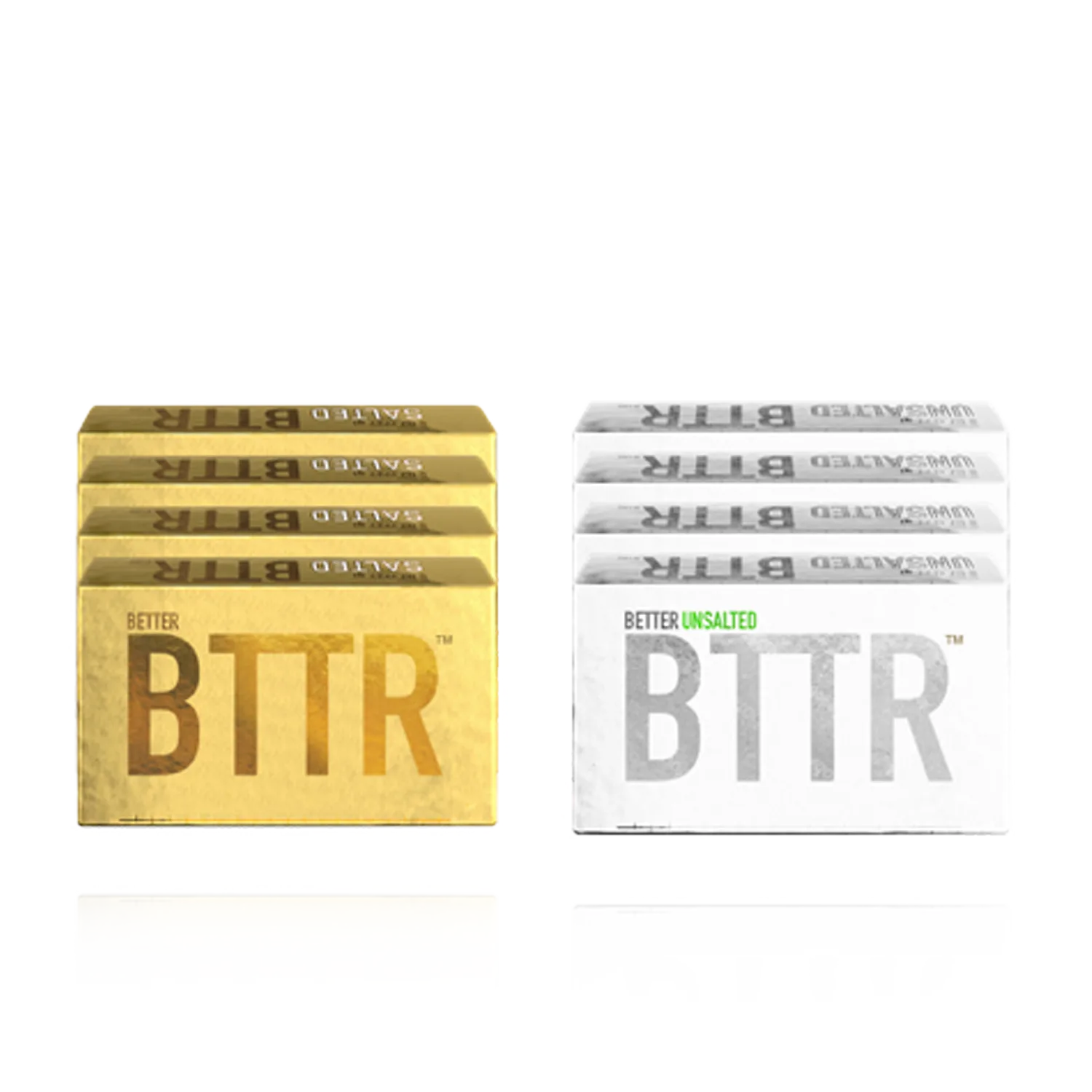 Lil Case O' BTTR, four salted and four unsalted blocks